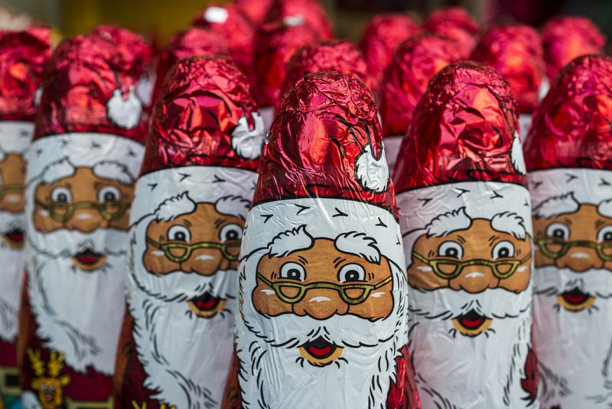Santa Claus chocolate figure