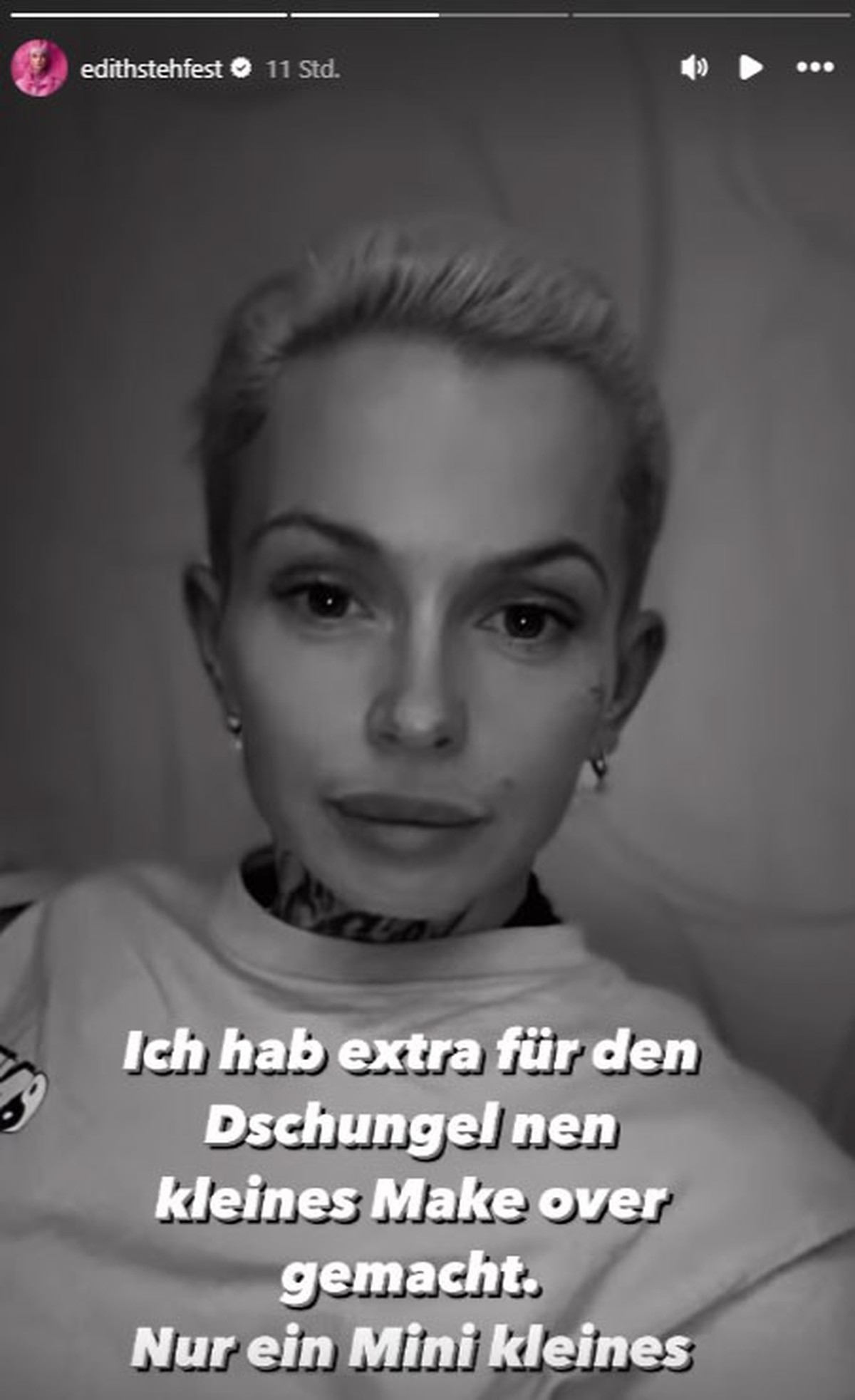 Edith Stehfest experimentiert mit einem Instagram-Filter.