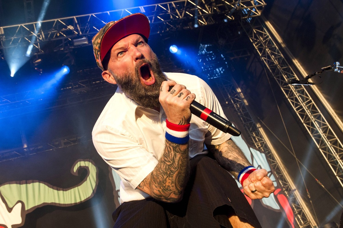 Singer Fred Durst of US group Limp Bizkit performs during the music festival Rock for People in Hradec Kralove, Czech Republic, June 5, 2015. (CTKxPhoto/DavidxTanecek) CTKPhotoP201506050934501 PUBLICA ...