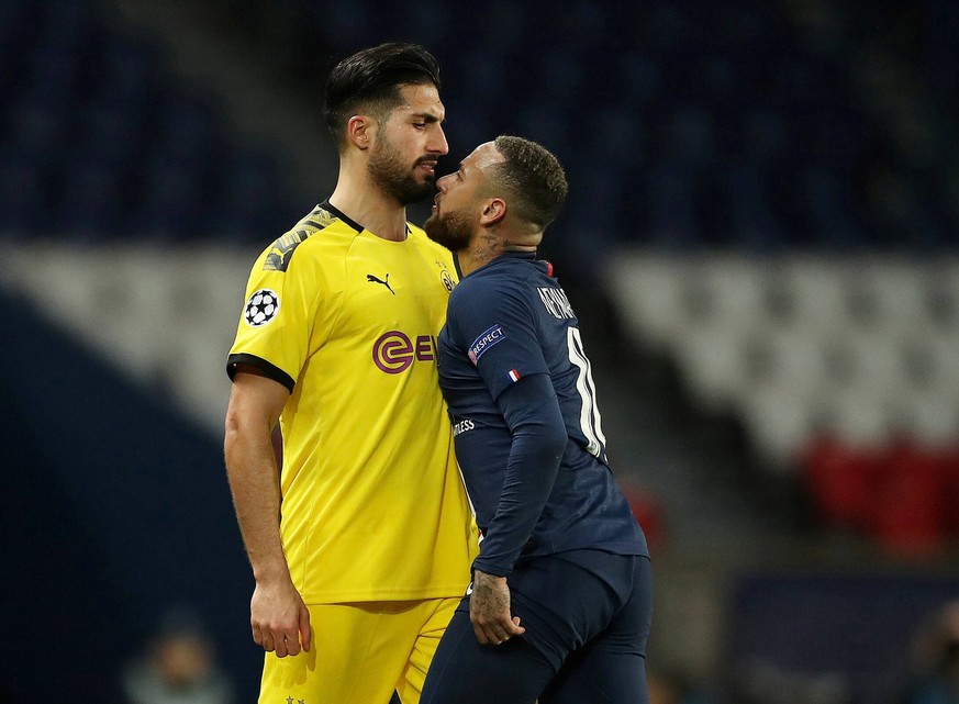 Emre Can (l.) vs. Neymar: Schubs mich, los!