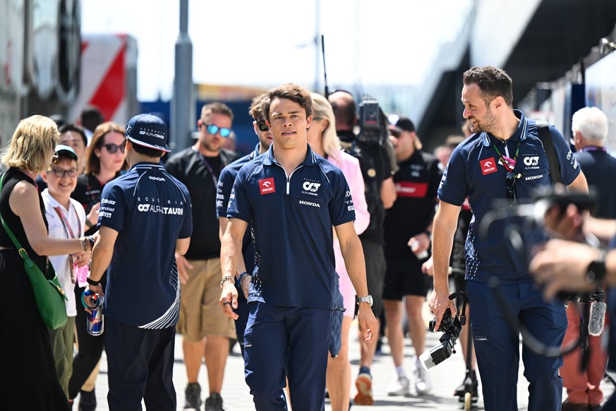 Formula 1 2023: British GP SILVERSTONE CIRCUIT, UNITED KINGDOM - JULY 09: Nyck de Vries, Scuderia AlphaTauri during the British GP at Silverstone Circuit on Sunday July 09, 2023 in Northamptonshire, U ...