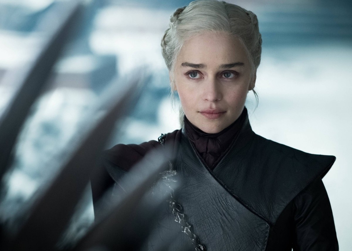 Emilia Clarke, Game of Thrones Season 8 (2019) Episode 6. Photo Credit: Helen Sloan - HBO / The Hollywood Archive Los Angeles CA PUBLICATIONxINxGERxSUIxAUTxONLY Copyright: xHBOx 33803_132THA