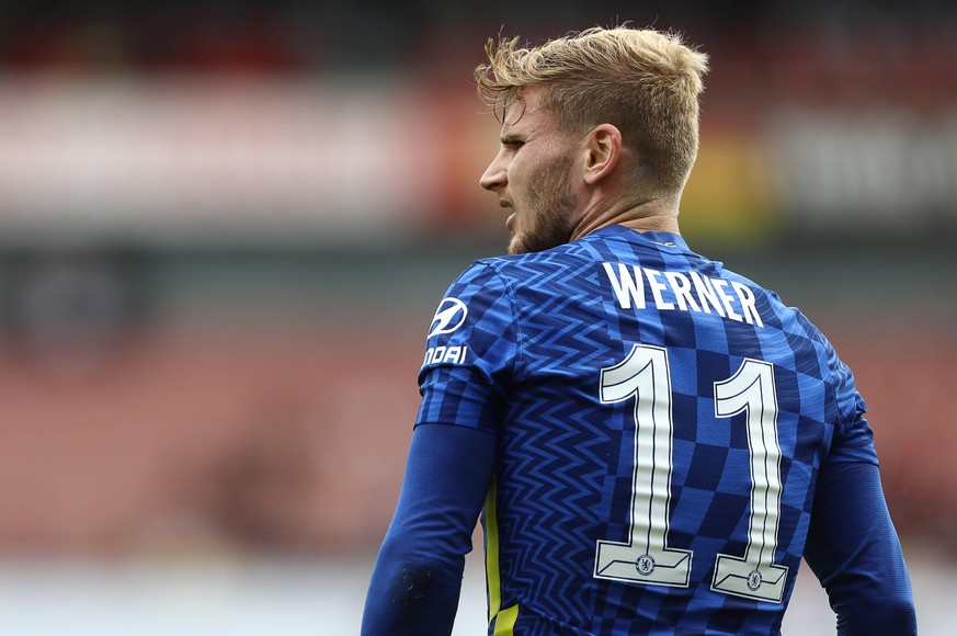 London, England, 1st August 2021. Timo Werner of Chelsea during the Pre Season Friendly match at the Emirates Stadium, London. Picture credit should read: Paul Terry / Sportimage PUBLICATIONxNOTxINxUK ...
