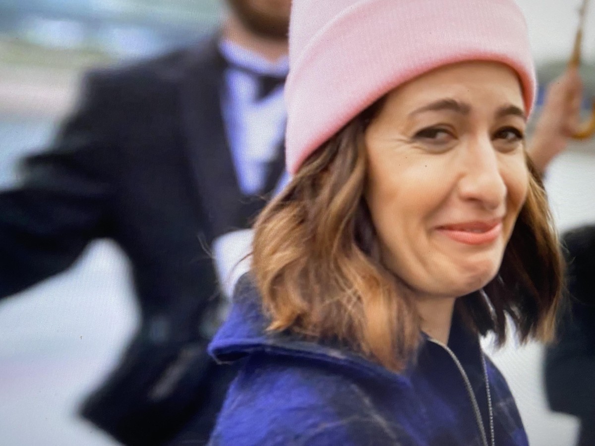 Hier konnte Linda Zervakis noch lachen.