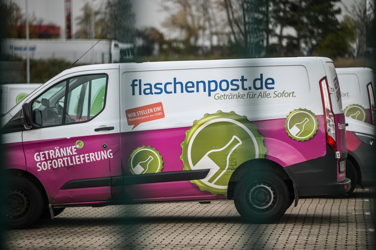 Flaschenpost in Bochum *** NUR FUeR REDAKTIONELLE ZWECKE *** EDITORIAL USE ONLY ***<p>Aussenansicht des Gelaendes der Firma Flaschenpost am Donnerstag, 24. November 2022. Am Flaschenpost-Standor ...