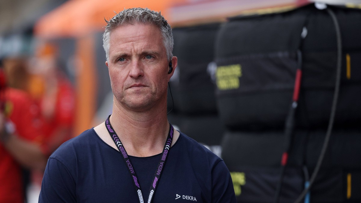 Ralf Schumacher GER TV Expertin, ehemaliger F1 Rennfahrer, Formel 1 Pirelli Grand Prix, FIA F1 Weltmeisterschaft, Circuit of Amerika, Austin Texas, 18.10.2024, USA, *** Ralf Schumacher GER TV expert,  ...
