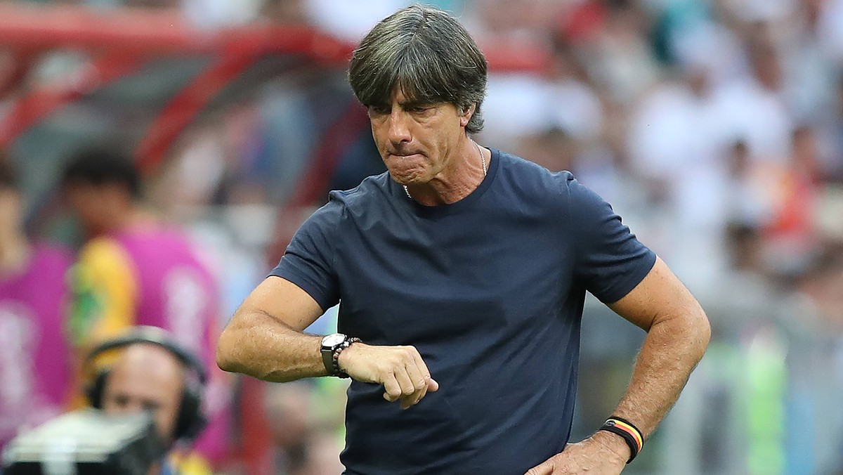 Futbol, Corea del Sur vs Alemania Copa Mundial de Rusia 2018 El entrenador de Alemania Joachim Low durante el partido del grupo F contra Corea del Sur disputado en el estadio Kazan Arena de Kazan, Rus ...