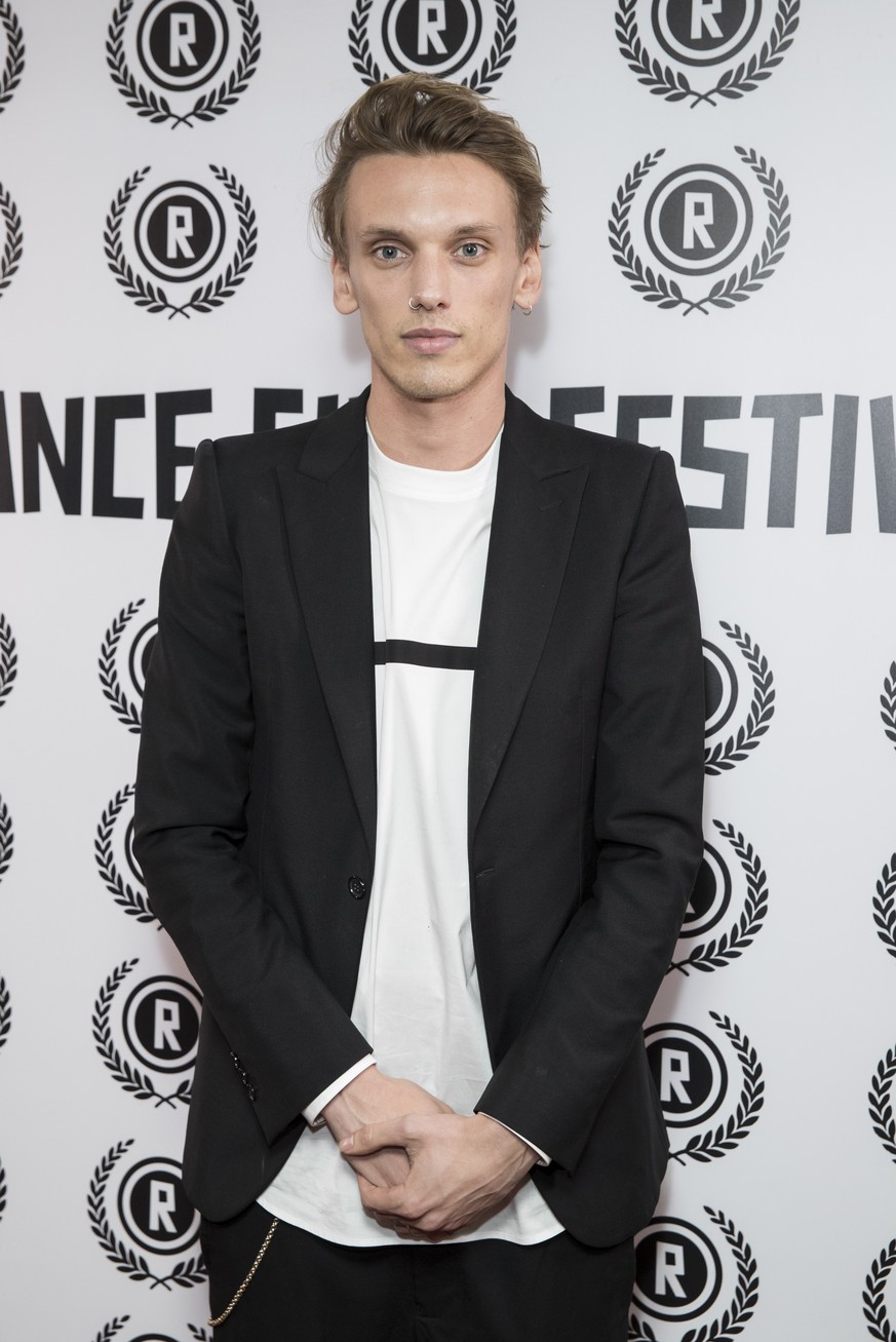 LONDON, ENGLAND - AUGUST 15: Jamie Campbell Bower during the Raindance Film Festival VIP anniversary drinks reception held at The Mayfair Hotel on August 15, 2017 in London, England. (Photo by John Ph ...