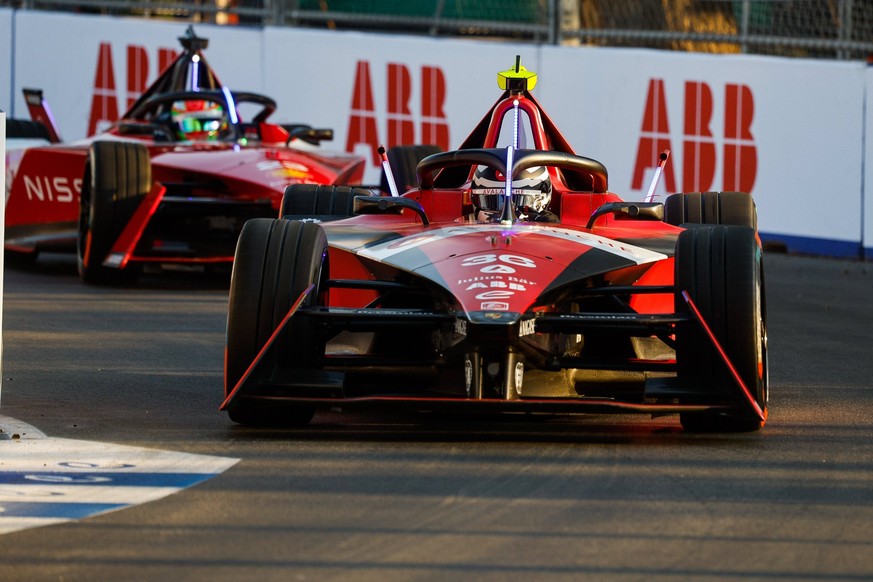 36 LOTTERER AndrÃ ger, Avalanche Andretti Formula E, Spark-Porsche, Porsche 99X Electric, action during the 2023 Hyderabad ePrix, 3rd meeting of the 2022-23 ABB FIA Formula E World Championship, WM, W ...