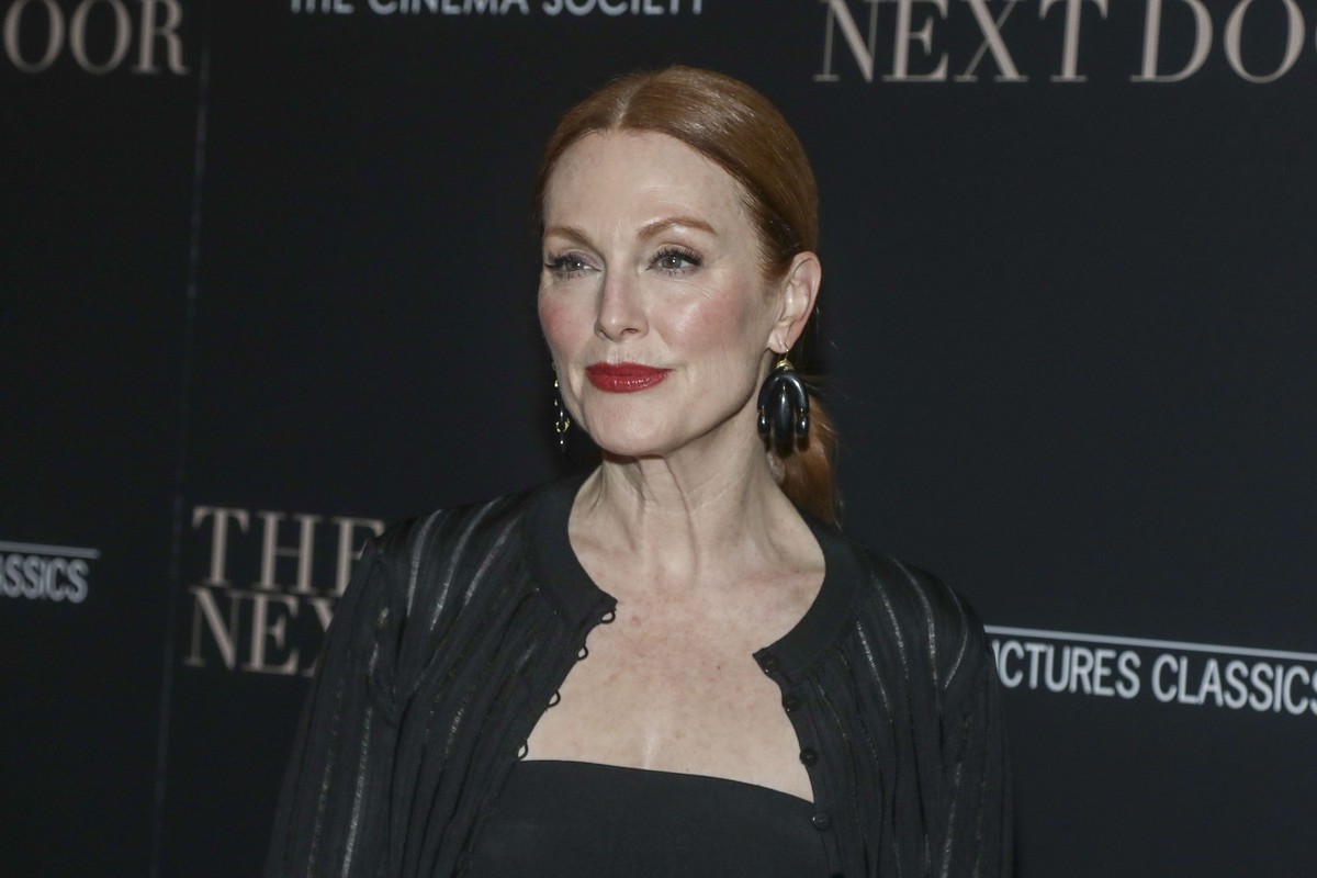 Actor Julianne Moore attends a special screening of &quot;The Room Next Door&quot; hosted by Sony Pictures Classics and The Cinema Society at the Crosby Street Hotel on Thursday, Dec. 12, 2024, in New ...