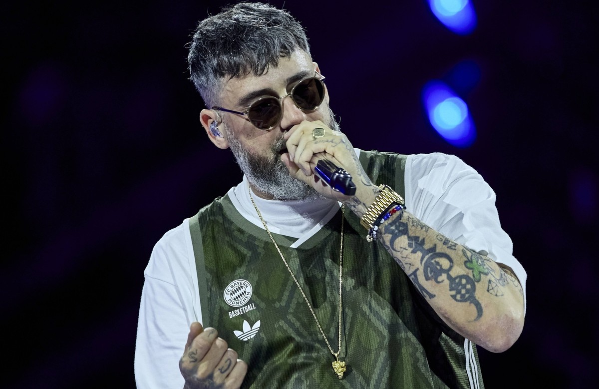 EuroLeague Basketball, FC Bayern Munich vs Real Madrid, München FC Bayern Basketball, Real Madrid, Real Madrid Basketball, After Game Concert 2024-10-03 in München SAP Garden SIDO Rapper sportworld Mü ...