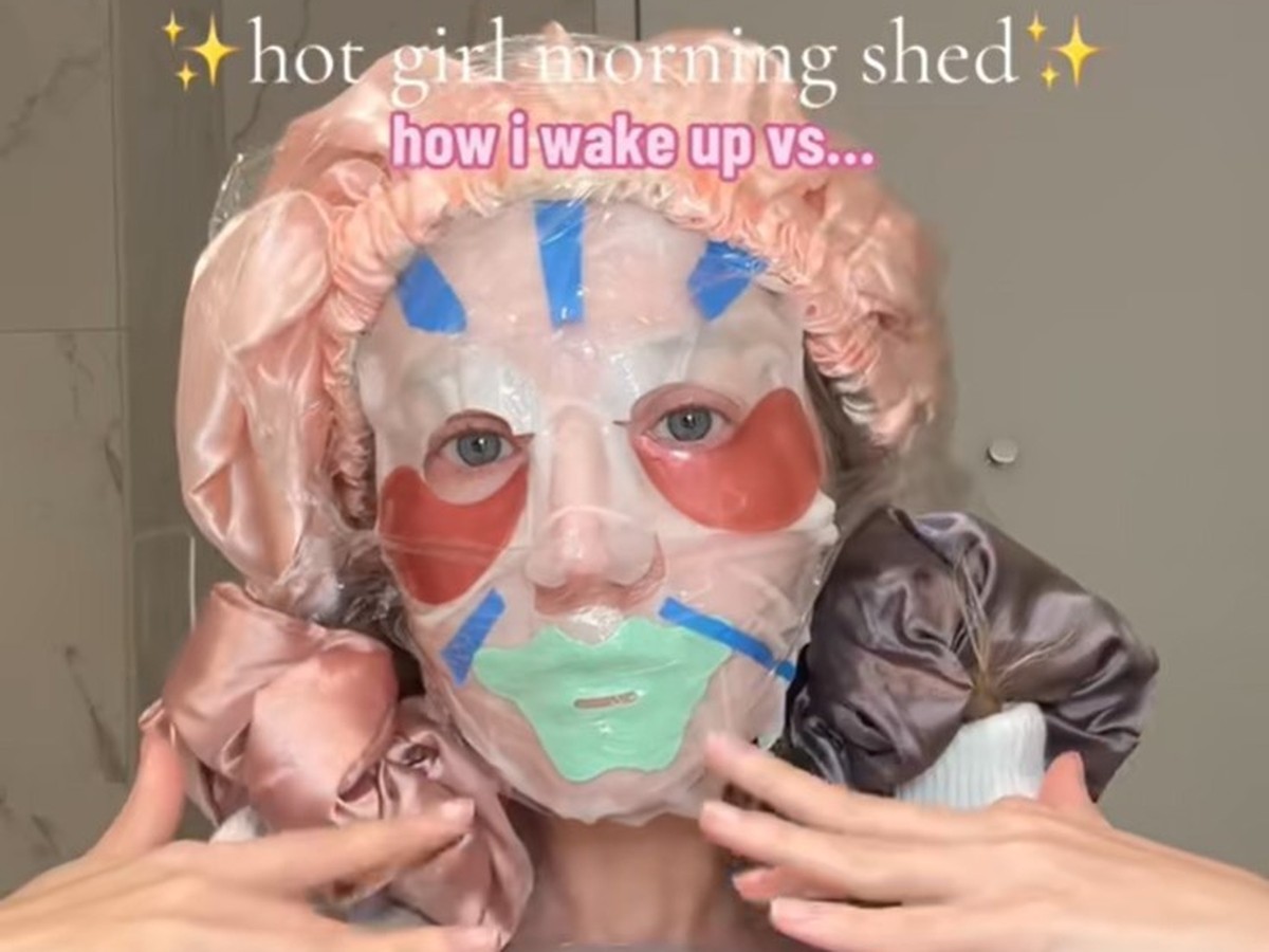 Bei diesem "hot girl morning shed" muss man sich fragen, ob das bereits Satire ist.