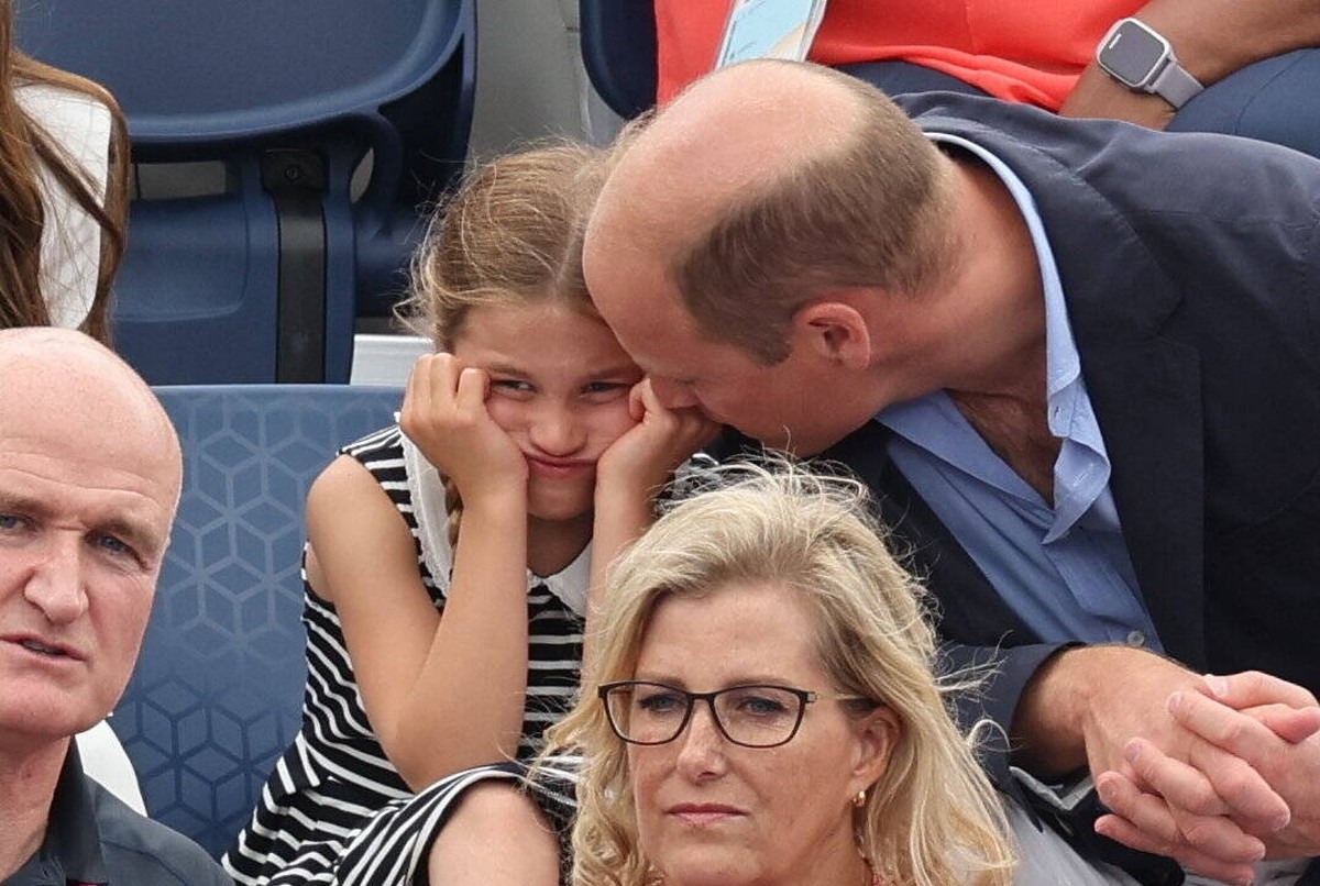 Prinzessin Charlotte wirkte etwas gelangweilt.