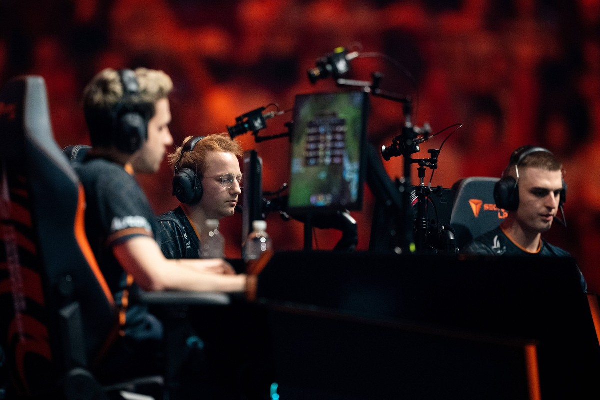 220911 Emil Larssen Larsson of Rogue during the League of Legends European Championships summer finals between G2 and Rogue on September 11, 2022 in Malm�. Photo: Petter Arvidson / BILDBYRAN / kod PA ...