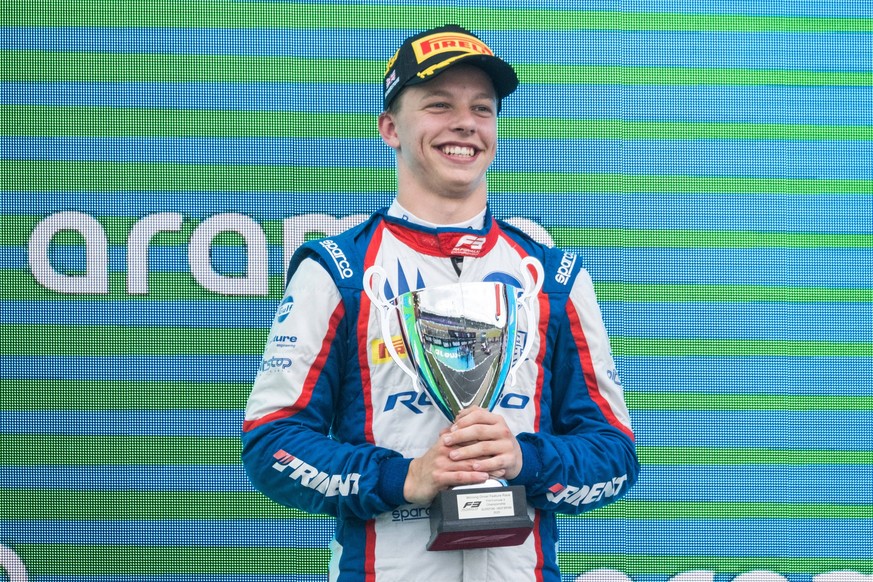 Rennsieger Oliver Goethe GER, Trident MotorSport 6, Großer Preis von Großbritannien, Silverstone, Motorsport, Formel 1, FIA F3 Rennen, Großer Preis von Großbritannien, Silverstone, Motorsport, Formel  ...