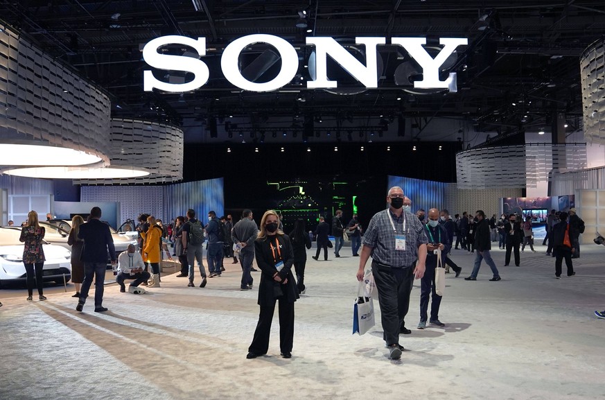2022 CES in Las Vegas LAS VEGAS, USA, JAN 07 : SONY booth at the CES 2022 in Las Vegas, USA on January 6, 2022. CES 2022 concluded January 7th, following a week filled with thousands of product debuts ...