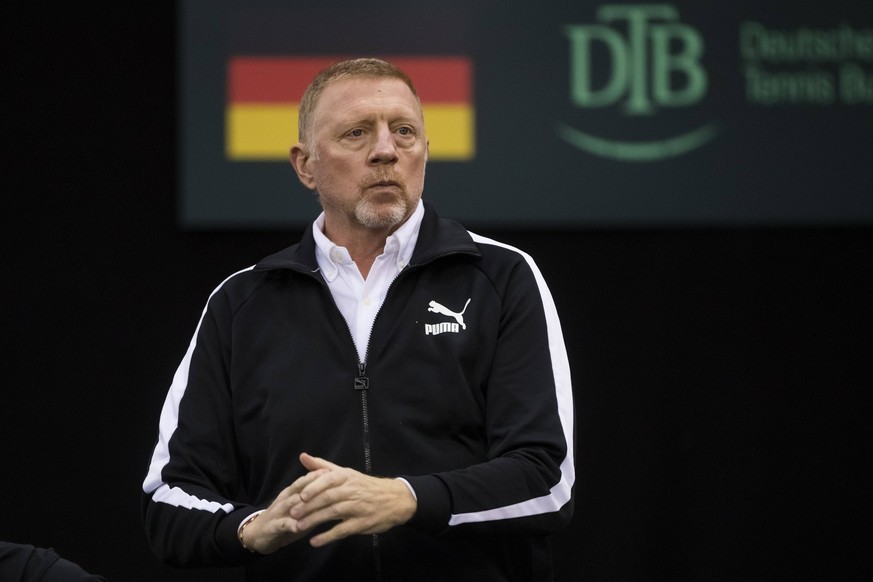 Boris Becker Team Deutschland, Deutschland vs Schweiz, Tennis, Davis Cup by Raketen Qualifiers 2023, 04.02.2023 DFB regulations prohibit any use of photographs as image sequences and/or quasi-video. D ...