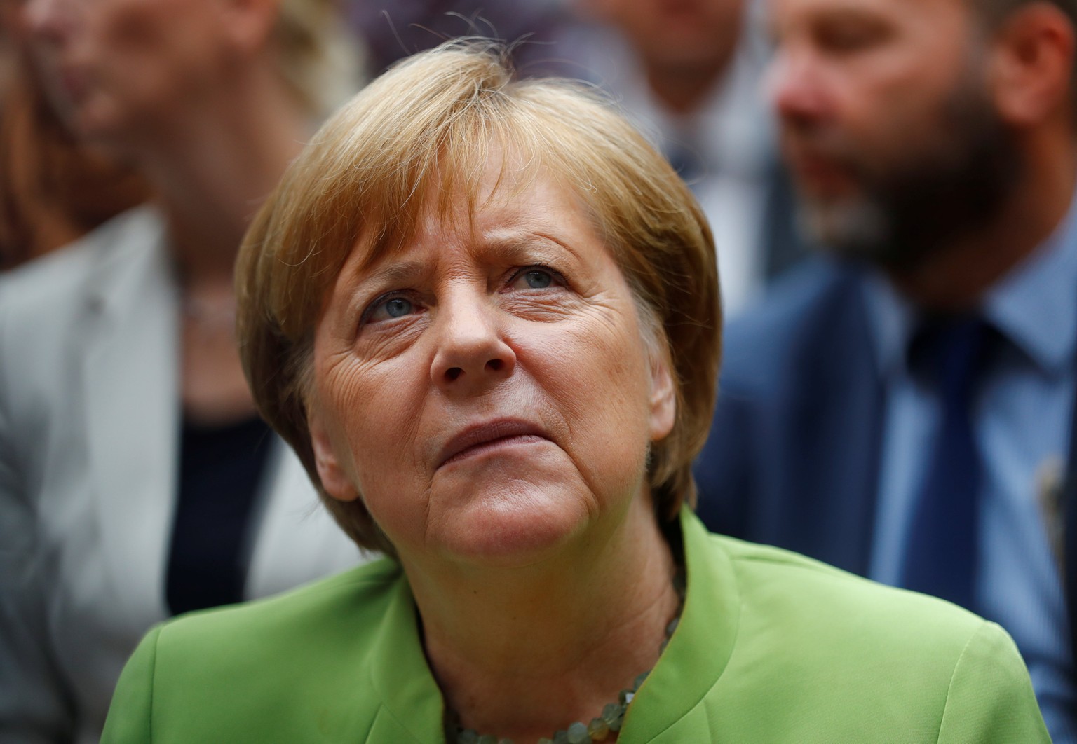 German Chancellor Angela Merkel attends an event to commemorate victims of displacement in Berlin, Germany, June 20 2018. REUTERS/Hannibal Hanschke