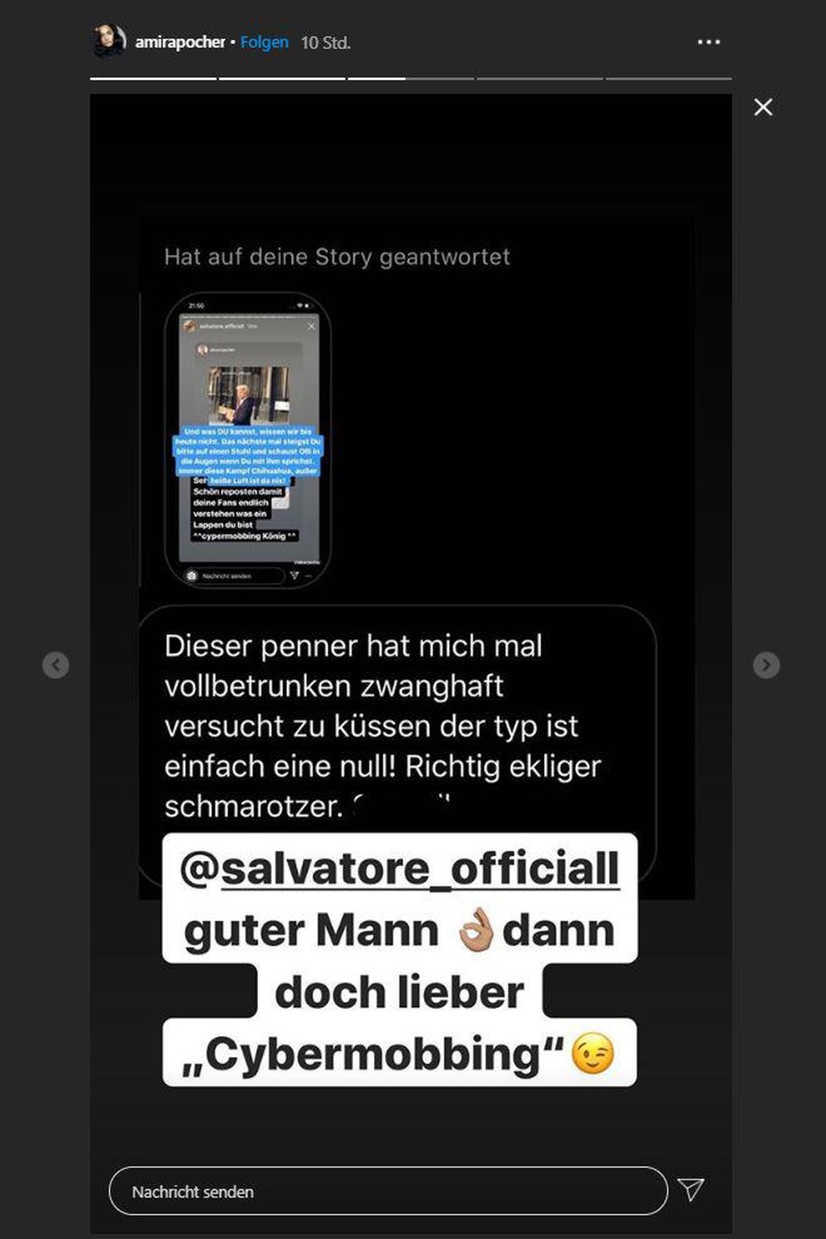 Pocher-Beef auf Instagram