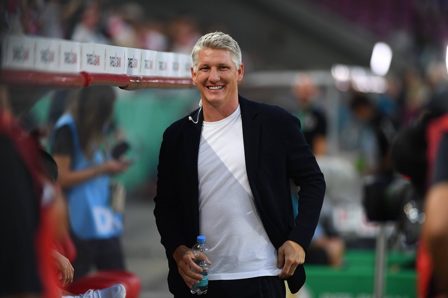 KOELN, GERMANY - AUGUST 28 2022: Bastian Schweinsteiger. Rhein Energie Stadion. The football match of DFB-Pokal Viktoria Koeln vs FC Bayern Munich PUBLICATIONxNOTxINxRUS Copyright: xVITALIIxKLIUIEVx