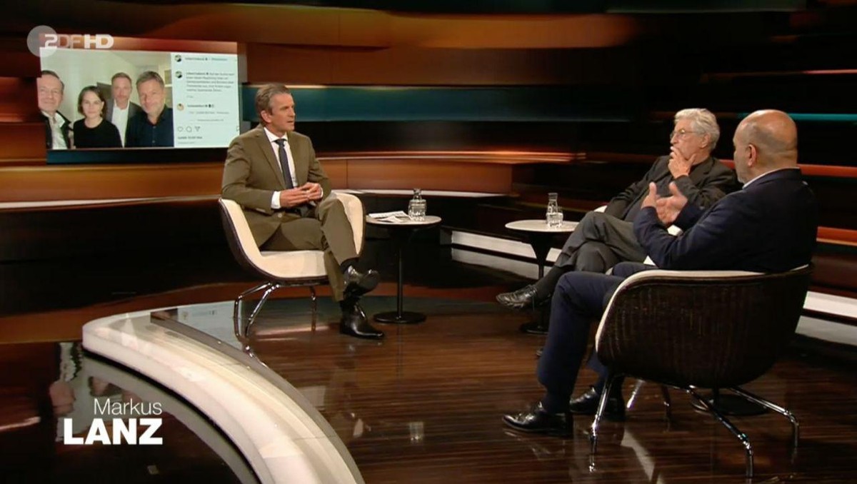 Nouripour und Baum diskutierten unter anderem die inhaltlichen Überschneidungen der FDP und den Grünen.