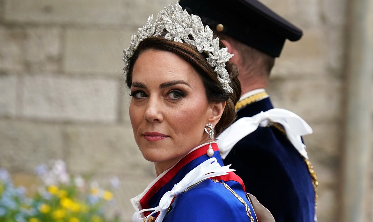 dpatopbilder - ARCHIV - 06.05.2023, Großbritannien, London: William, Prinz von Wales, und Kate, Prinzessin von Wales, bei ihrer Ankunft in der Westminster Abbey vor der Krönungszeremonie für König Cha ...