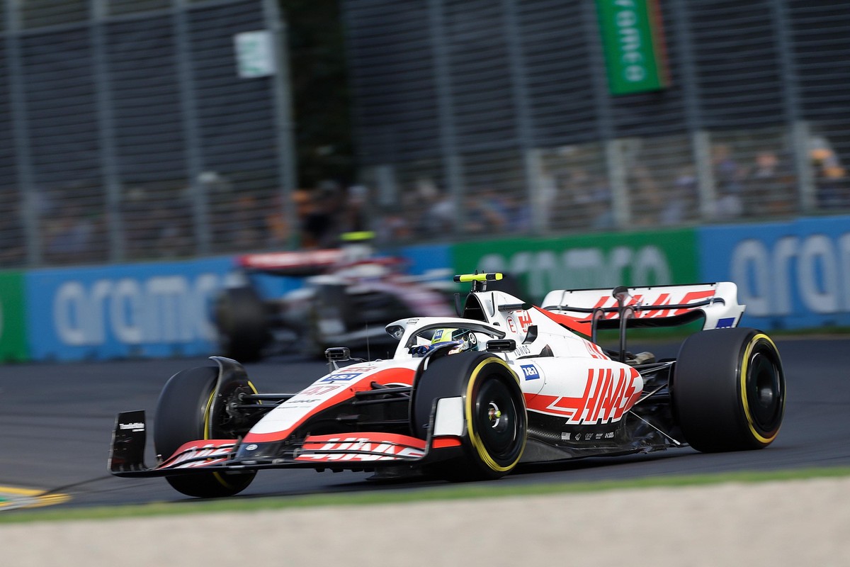 10.04.2022, Albert-Park, Melbourne, FORMULA 1 ROLEX AUSTRALIAN GRAND PRIX 2022 , im Bild Mick Schumacher (DEU), Haas F1 Team