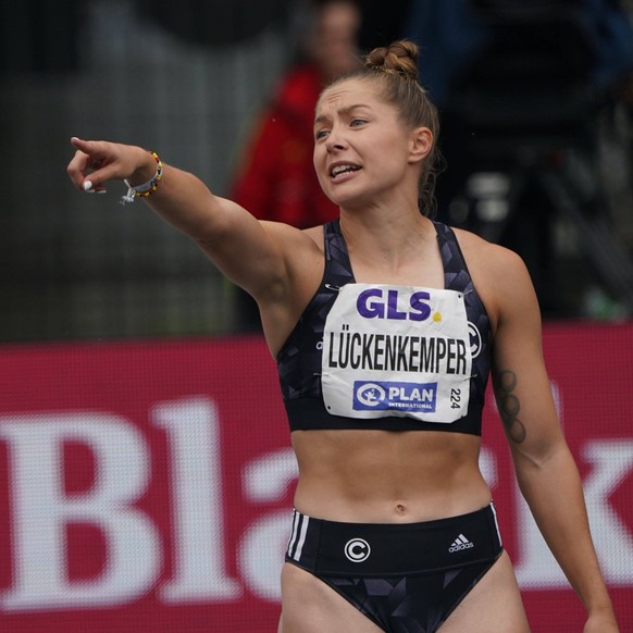 Leichtathletik Deutsche Meisterschaften 2024, Leichtathletik DM 2024 Braunschweig, Eintracht stadion Braunschweig, 100m Frauen , Gina Lückenkemper, SCC Berlin , *** German Athletics Championships 2024 ...