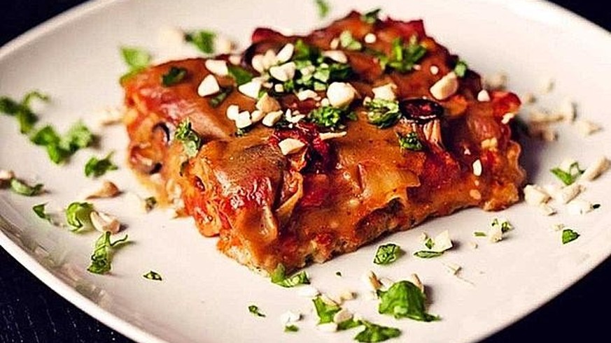 Veganes Rezept: Überbackene Cannelloni-Nudeln mit Brokkoli-Füllung 😋