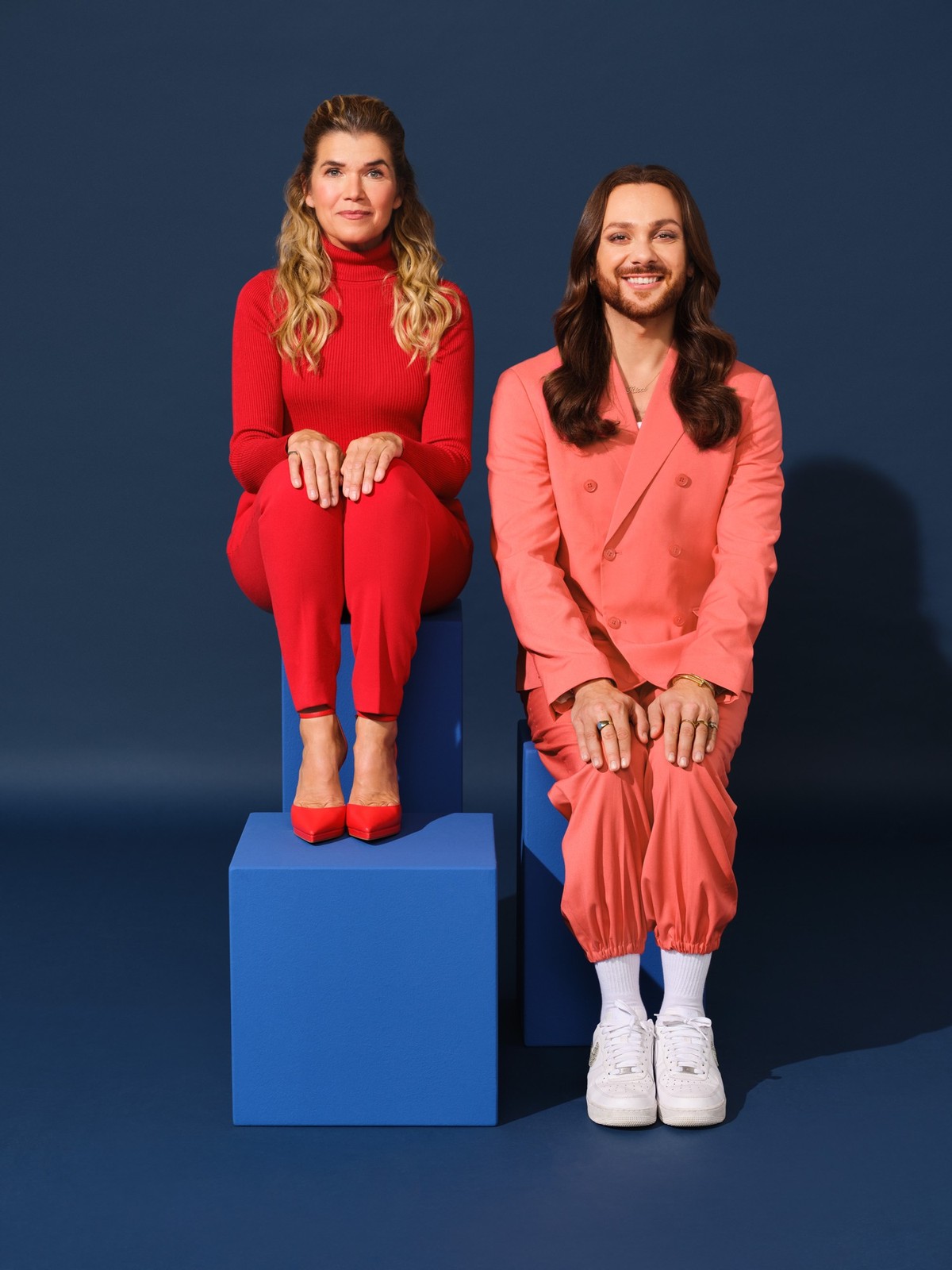Anke Engelke und Riccardo Simonetti starten mit "Free Hugs" jetzt zu zweit einen Podcast.