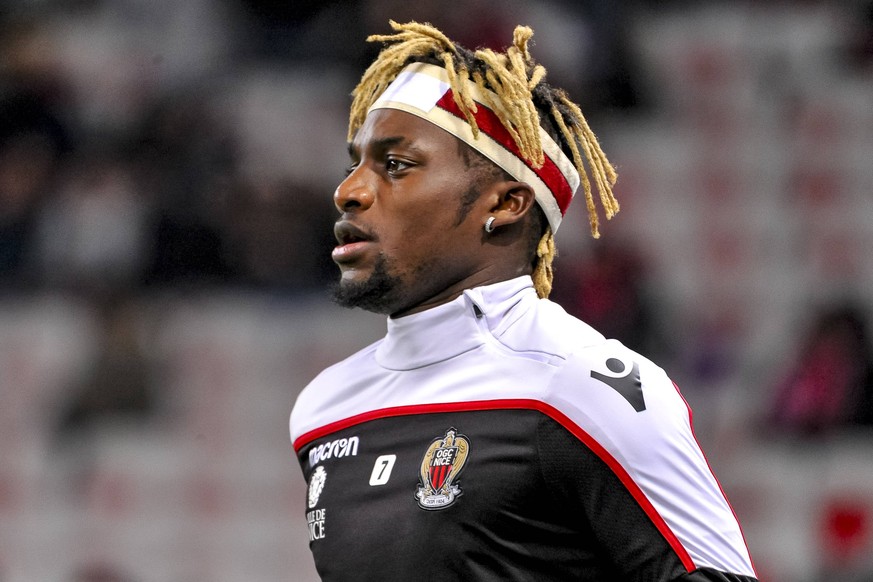 Allan Saint Maximin (OGC Nice) FOOTBALL : OGC Nice vs Bordeaux FC - Ligue 1 Conforama - Nice - 12/01/2019 NorbertScanella/Panoramic PUBLICATIONxNOTxINxFRAxITAxBEL