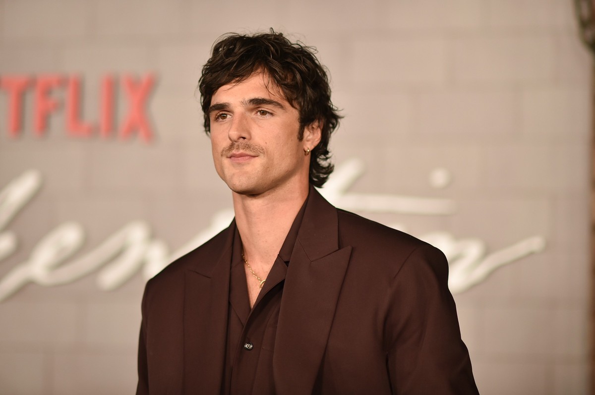 Jacob Elordi arrives at the premiere of &quot;Frankenstein&quot; on Monday, Oct. 6, 2025, at Academy Museum of Motion Pictures in Los Angeles. (Photo by Richard Shotwell/Invision/AP)