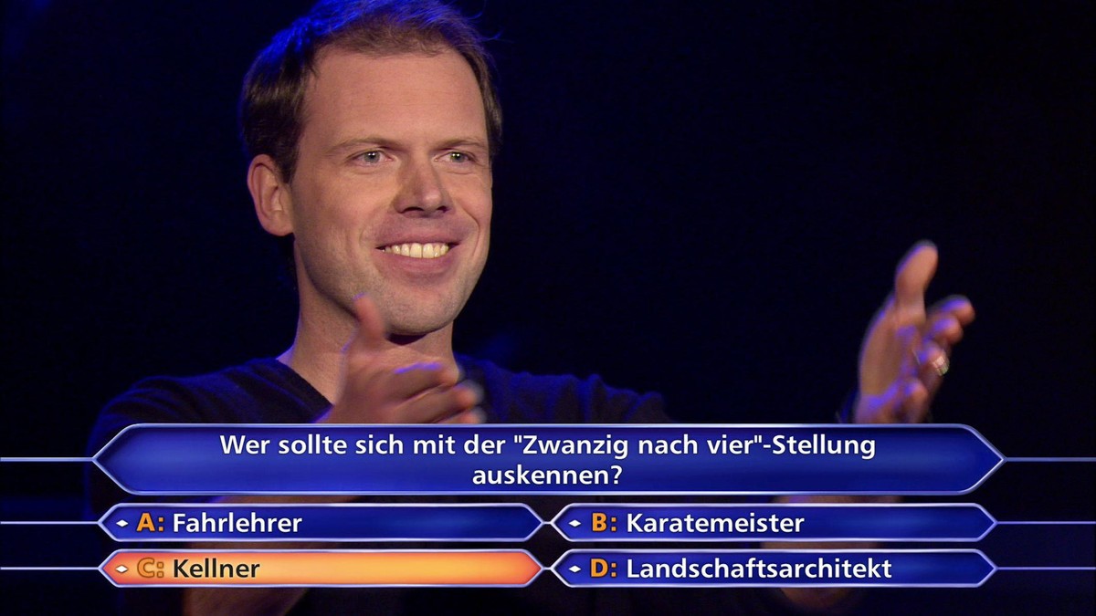 Sebastian Langrock aus München bei "Wer wird Millionär?"