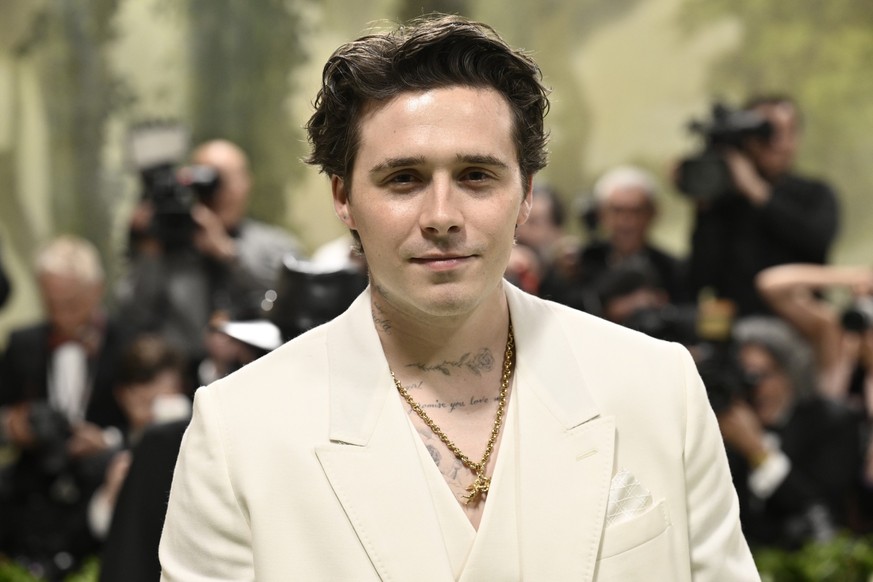 Brooklyn Beckham attends The Metropolitan Museum of Art&#039;s Costume Institute benefit gala celebrating the opening of the &quot;Sleeping Beauties: Reawakening Fashion&quot; exhibition on Monday, Ma ...
