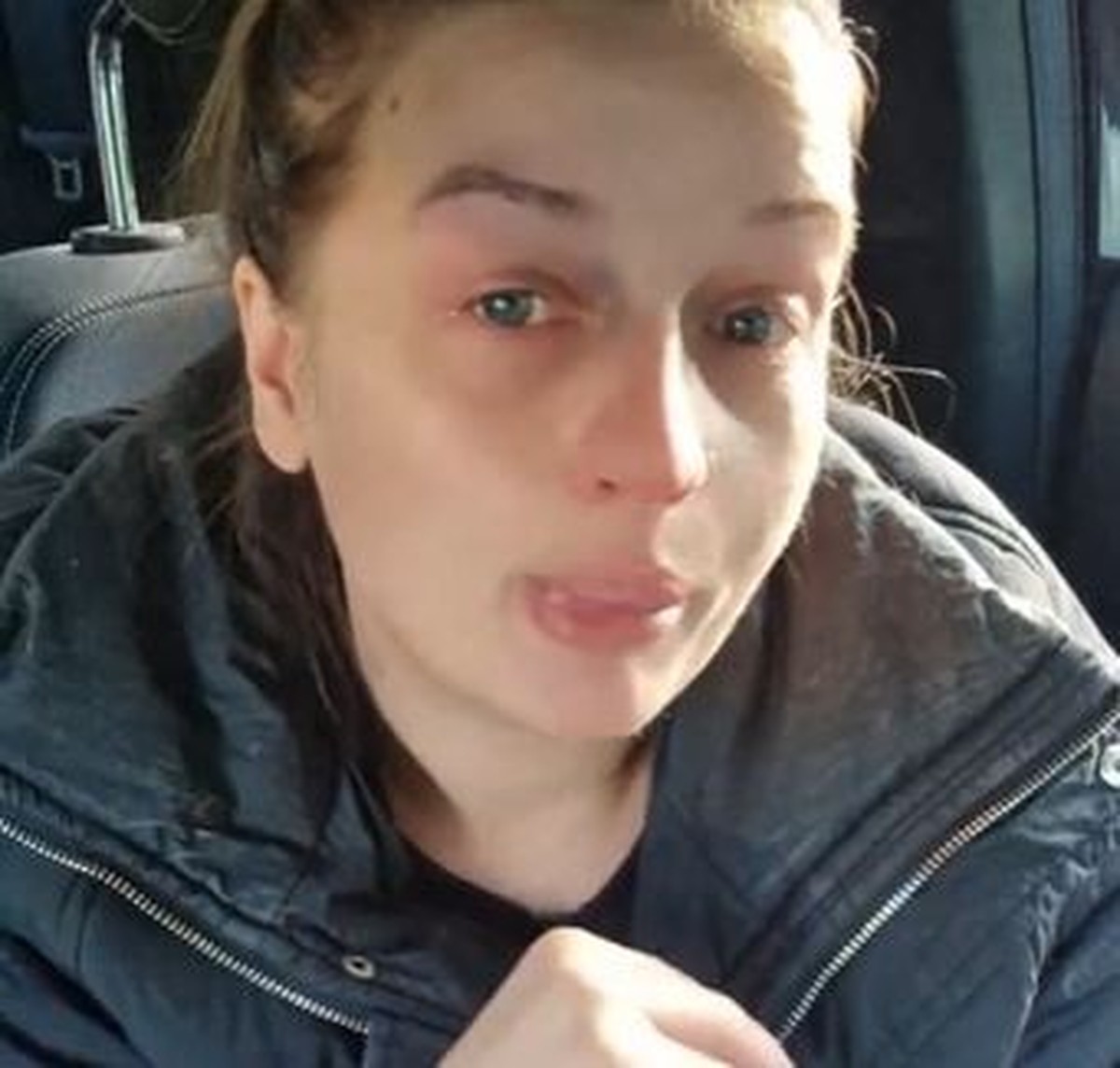 Abbie ist in ihrem Tiktok-Video völlig aufgelöst.