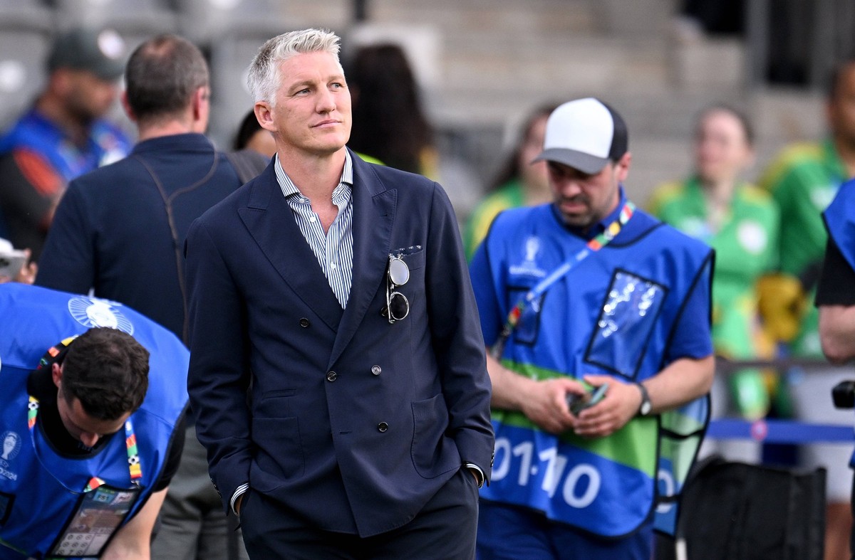 Fussball Euro 2024 Finale 14.07.2024 Spanien - England Bastian Schweinsteiger *** Football Euro 2024 Final 14 07 2024 Spain England Bastian Schweinsteiger