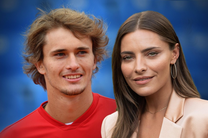 FOTOMONTAGE: Bestaetigt: Sophia Thomalla und Tennisprofi Alexander Zverev sind ein Paar *** FOTOMONTAGE Confirmed Sophia Thomalla and tennis pro Alexander Zverev are a couple