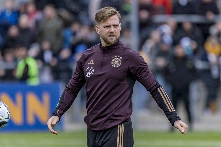 Öffentliches Training, Deutsche Fussball Nationalmannschaft, Stadion am Brentanobad, Frankfurt, 20.03.2023 Niclas Füllkrug Deutsche Fussball Nationalmannschaft, Öffentliches Training DFB Fussball Nati ...