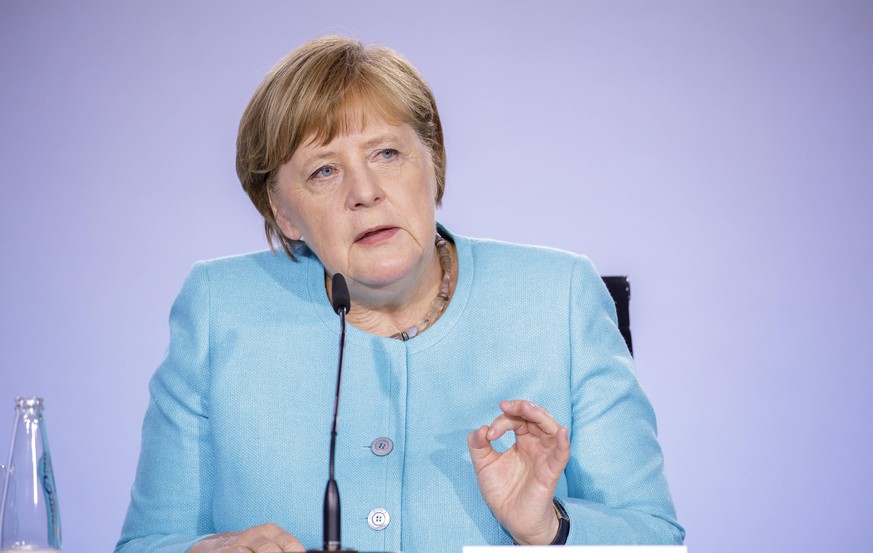 Pressekonferenz zur Vorstellung des Konjunkturpaketes nach dem Koalitionsgipfel von SPD und CDU/CSU. Bundeskanzlerin Angela Merkel, CDU. Berlin 03.05.2020 Berlin Deutschland *** Press conference to present the economic stimulus package after the coalition summit of SPD and CDU CSU Federal Chancellor Angela Merkel, CDU Berlin 03 05 2020 Berlin Germany Copyright: xThomasxImo/photothek.netx 