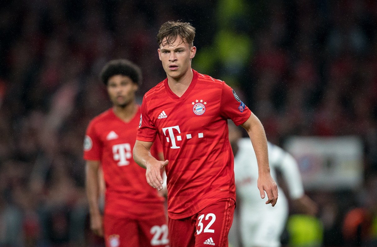 Joshua Kimmich of Bayern Munich during the UEFA Champions League group match between Tottenham Hotspur and Bayern Munich at Wembley Stadium, London, England on 1 October 2019. PUBLICATIONxNOTxINxUK Co ...
