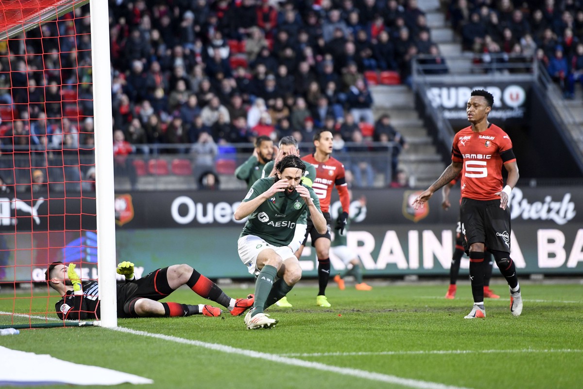 28 NEVEN SUBOTIC (ASSE) - DECEPTION FOOTBALL : Rennes vs Saint Etienne - Ligue 1 Conforama - 10/02/2019 AnthonyBIBARD/FEP/Panoramic PUBLICATIONxNOTxINxFRAxITAxBEL