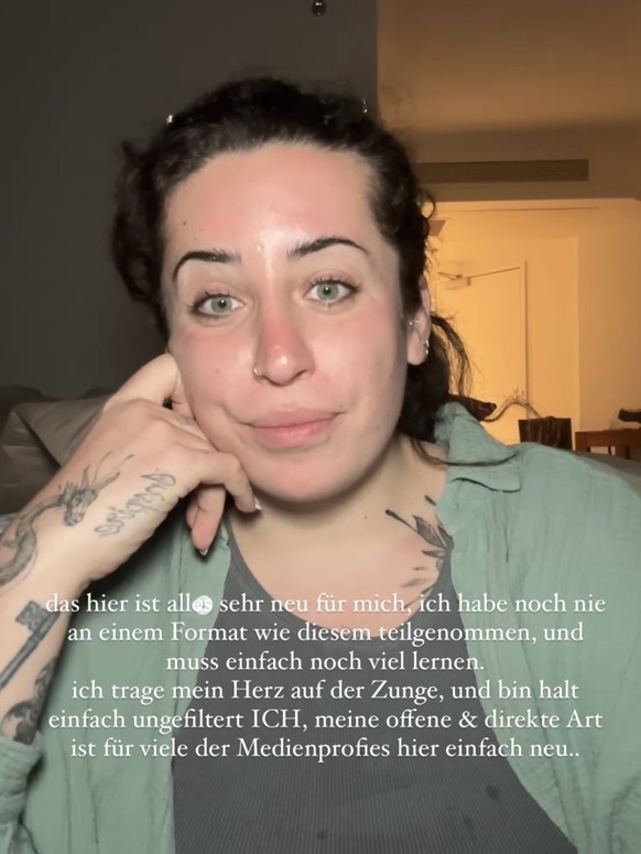 In ihrer Instagram-Story erklärt Jolina Mennen ihren Fans, warum sie sich weinend vor der Kamera gezeigt hatte.
