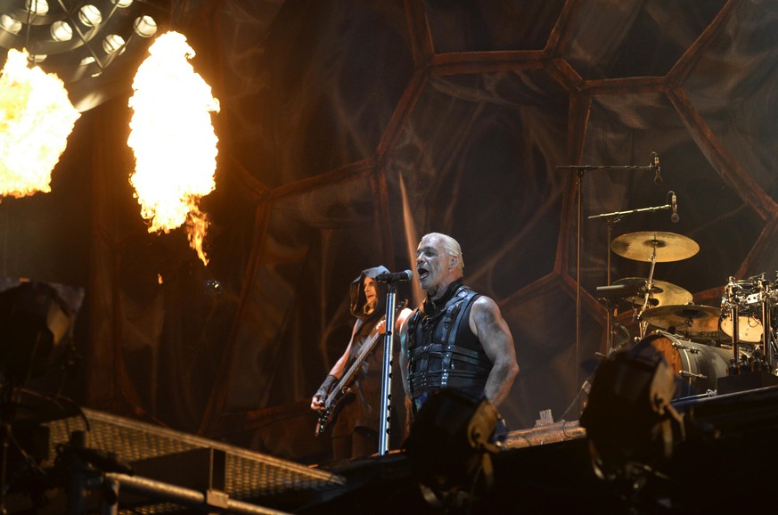 Wacken, 1. August 2013 - 
Rammstein (Till Lindemann, Richard Zven Kruspe, Paul H. Landers, Oliver Riedel, Christoph Schneider, Christian Lorenz) bei einem Konzert im Rahmen des Wacken Open Air 2013 |  ...