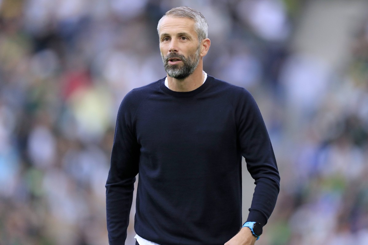 ROSE Marco Trainer Team Borussia Moenchengladbach Bundesliga DFL Saison 2019-2020 Spiel Borussia Moenchengladbach - FC Schalke 04 0 : 0 am 17. August 2019 in Moenchengladbach DFL REGULATIONS PROHIBIT  ...