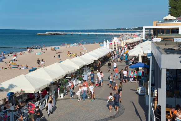 Ostsee Promenade Kolberg, Westpommern