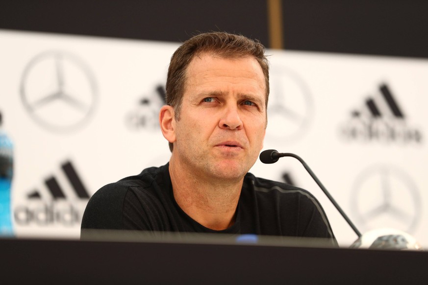 Oliver Bierhoff (Manager der Nationalmannschaft Deutschland), Trainingslager der deutschen Nationalmannschaft, Fussball, WM Vorbereitung, 31.05.2018, Trainingslager der deutschen Nationalmannschaft, F ...