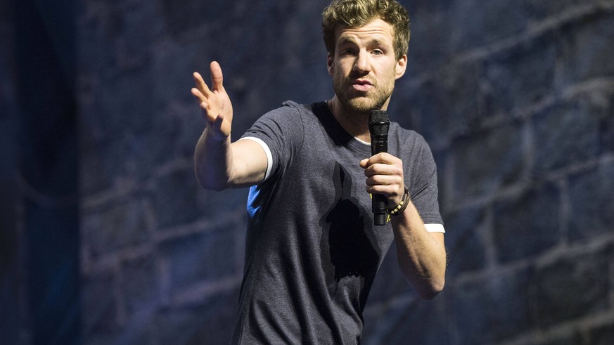 Luke Mockridge mit seinem Programm Lucky Man in der Messehalle. Erfurt, 26.01.2018 *** Luke Mockridge with his program of lucky man in the Messehalle Erfurt 26 01 2018 Foto:xM.xKremerx/xFuturexImage