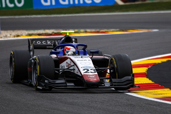 23 CALDERON Tatiana col, Charouz Racing System, Dallara F2, action during the 11th round of the 2022 FIA Formula 2 Championship, from August 26 to 28, 2022 on the Circuit de Spa-Francorchamps, in Fran ...