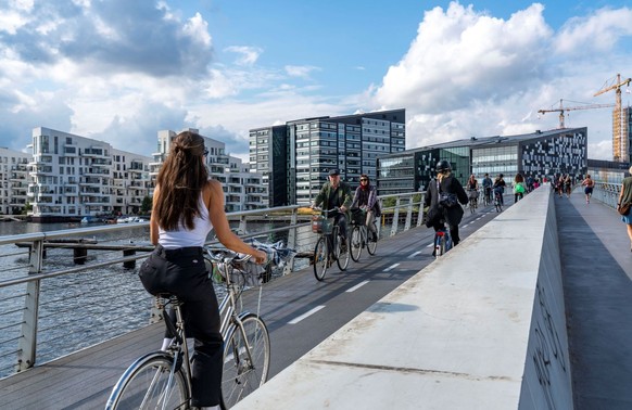 Entspannt mit dem Fahrrad von A nach B zu kommen, wie hier in Kopenhagen, macht das Leben entspannter.
