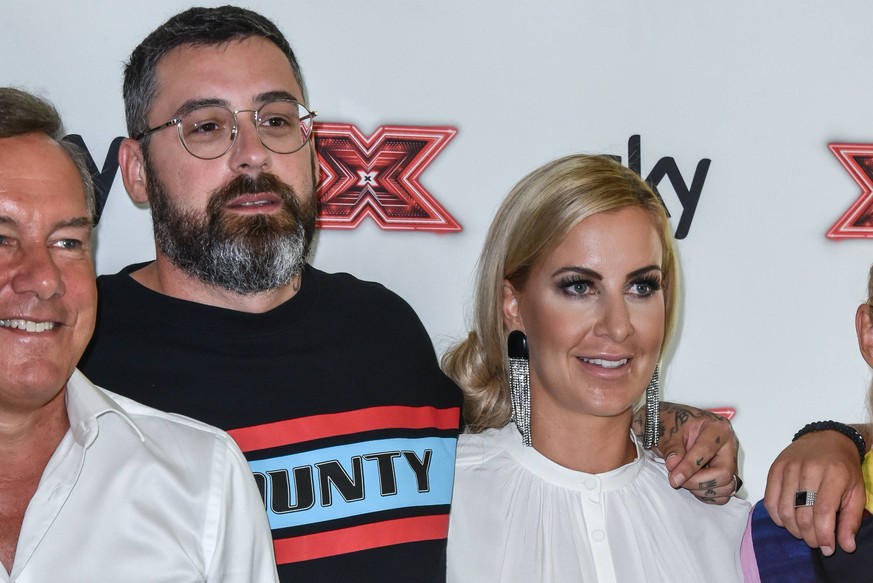 Berlin, Germnay, 23.08.2018, Fotocall des Pressetalks zu X Factor, Sido - Paul Hartmut Wuerdig und Frau Charlotte Wuerdig DeFodi533 *** Berlin Germnay 23 08 2018 Fotocall of the press talk to X Factor ...